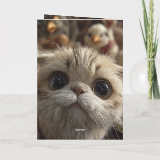 Catsgiving Thanksgiving Card Karte (Rückseite)