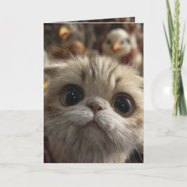 Catsgiving Thanksgiving Card Karte