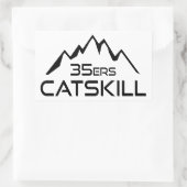 Catskill 35er Berg Rechteckiger Aufkleber (Tasche)