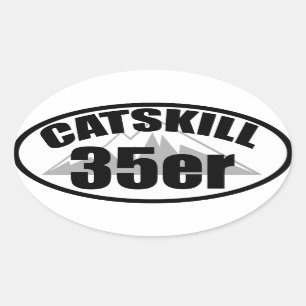 Catskill 35er ovaler aufkleber