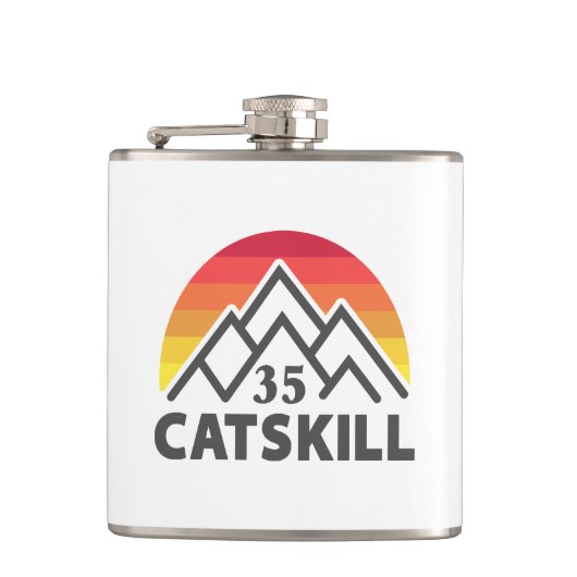 Catskill 35er Regenbogen Flachmann (Vorderseite)