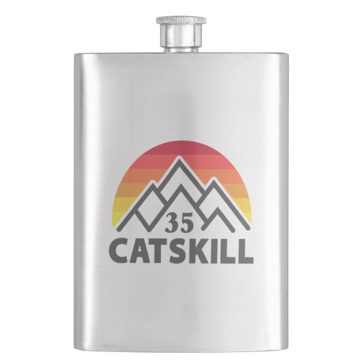 Catskill 35er Regenbogen Flachmann (Vorderseite)