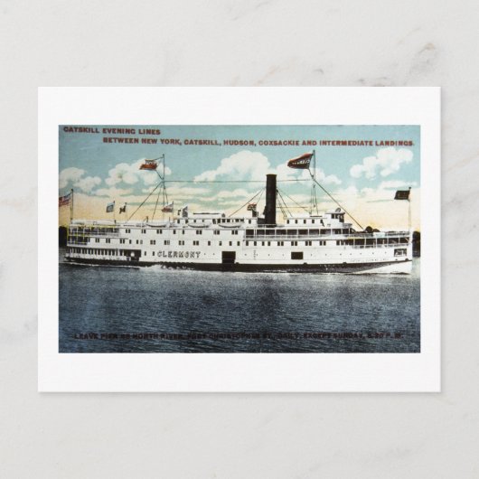 Catskill Abend Lines - The Clermont Postkarte (Vorderseite)
