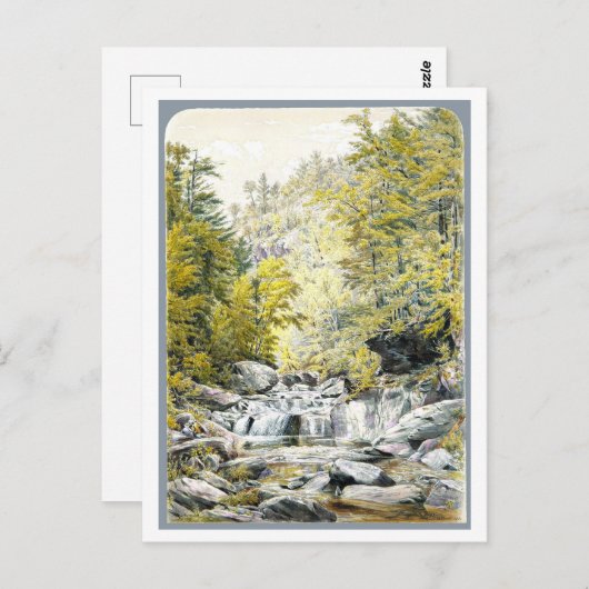 Catskill Clove Landschaft Malerei Postkarte (Vorne/Hinten)