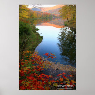 Catskill Herbstparadies Canvas Print Poster