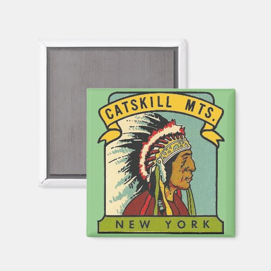 Catskill Mountain Travel - Magnet (Vorderseite/Rückseite)
