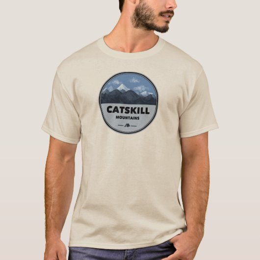 Catskill Mountains New York Camping T-Shirt (Vorderseite)