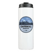 Catskill Mountains New York Camping Thermosbecher (Vorderseite)
