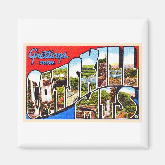 Catskill Mountains New York Großer Brief Postkarte Magnet (Vorne)