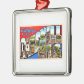 Catskill Mountains New York Großer Brief Postkarte Ornament Aus Metall (Links)