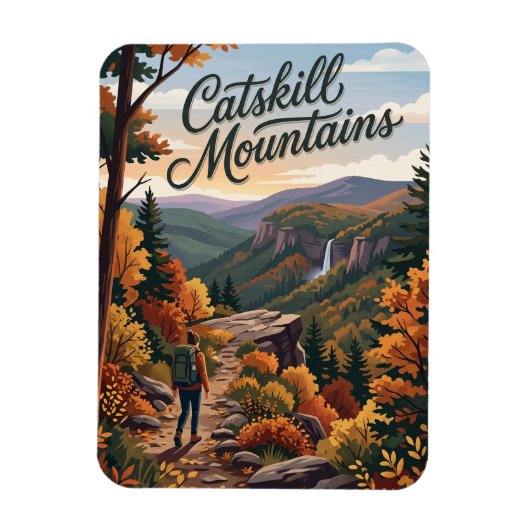 Catskill Mountains New York Magnet (Vertikal)