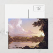 Catskill Nebenfluss durch Frederick Edwin Kirche Postkarte (Vorne/Hinten)
