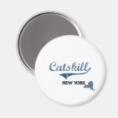 Catskill New York City Classic Magnet (Vorderseite/Rückseite)