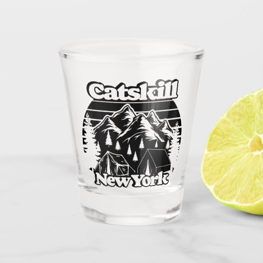 Catskill New York Schnapsglas (Vorderseite)