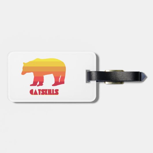 Catskills Bär Gepäckanhänger (Rückseite horizontal)