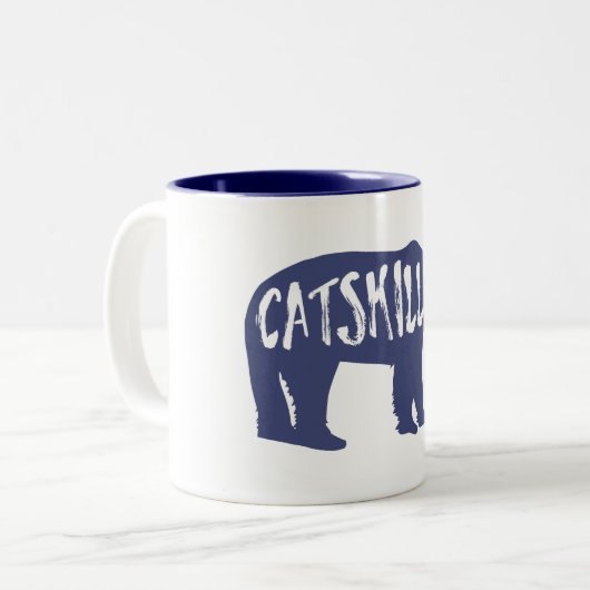 Catskills Bär Zweifarbige Tasse (Vorderseite Links)