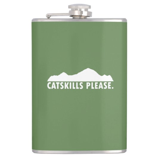 CatSkills Bitte Flachmann (Vorderseite)