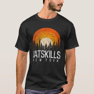 Catskills New York NY Retro Vintage 70er 80er 90er T-Shirt
