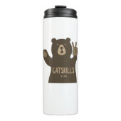 Catskills New York Peace Bear Thermosbecher (Vorderseite)