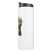 Catskills New York Peace Bear Thermosbecher (Nach rechts gedreht)