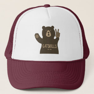 Catskills New York Peace Bear Truckerkappe