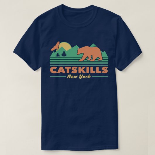 Catskills New York T-Shirt (Design vorne)