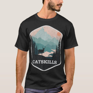 Catskills New York Vintage Natur Wandern T-Shirt