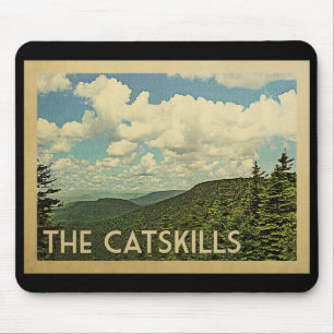 Catskills New York Vintage Travel Mousepad