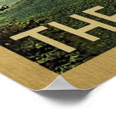 Catskills New York Vintage Travel Poster (Ecke)