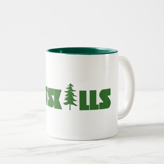 Catskills Tree Zweifarbige Tasse (VorderseiteRechts)