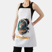 Catsmonaut Astronautenkatze oder Weltraumkatze Schürze (InSitu)