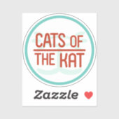 Catsofthekat Cut Vinyl Sticker (Blatt)