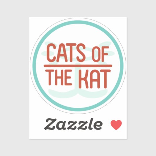 Catsofthekat Cut Vinyl Sticker (Blatt)