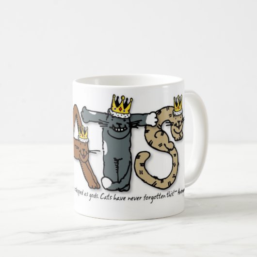 CatsRuleMug2 Kaffeetasse (VorderseiteRechts)