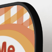 Catsup me if you can Funny Hot Dog - Ketchup Puff Pickleball Schläger (Linke Seite)