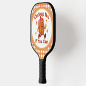 Catsup me if you can Funny Hot Dog - Ketchup Puff Pickleball Schläger (Links)