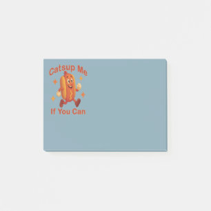Catsup me if you can Funny Hot Dog - Ketchup Puff Post-it Klebezettel