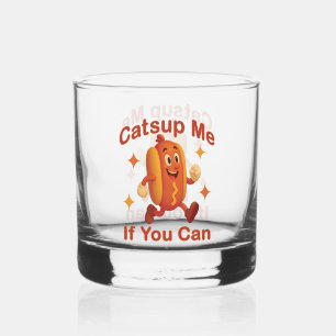 Catsup me if you can Funny Hot Dog - Ketchup Puff Whiskyglas