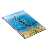 Cattail am Lake Shore Custom Notebook Notizblock (Rechte Seite)