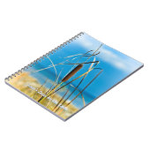 Cattail am Lake Shore Custom Notebook Notizblock (Linke Seite)