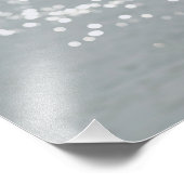 Cattail in Front of Lake Fotodruck (Ecke)