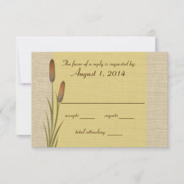 Cattail Lake Response RSVP Karte