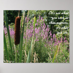 Cattail & Wildblume Inspiration Poster