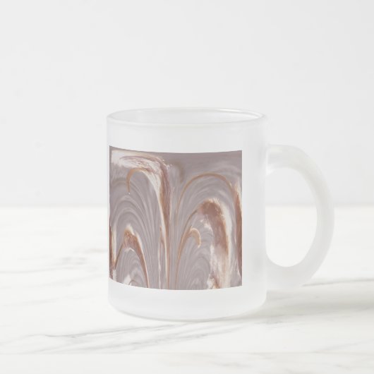 Cattails Abstrakt Glass Tasse - Heather (Rechts)