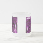 Cattails Abstrakt Glass Tasse - Lila (Mittel)