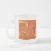 Cattails Abstrakt Glass Tasse - Orange (Links)