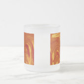 Cattails Abstrakt Glass Tasse - Orange (Mittel)