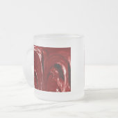 Cattails Abstrakt Glass Tasse - Ruby (Vorderseite Links)