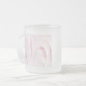 Cattails Abstrakte Tasse aus Glas - Rosa (Vorderseite Links)