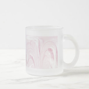 Cattails Abstrakte Tasse aus Glas - Rosa
